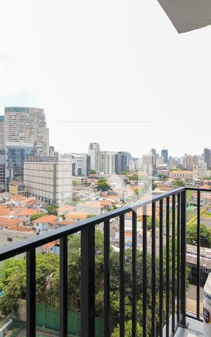 Studio para alugar com 30m², 1 quarto e sem vaga Studio para alugar com 30m², 1 quarto e sem vagaVaranda