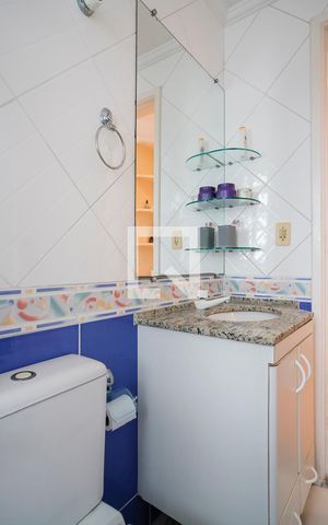 Apartamento para alugar com 89m², 3 quartos e 1 vagaBanheiro da suíte
