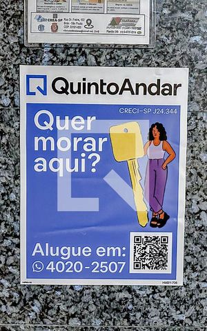 Apartamento à venda com 30m², 1 quarto e sem vagaPlaquinha