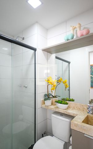 Apartamento à venda com 40m², 2 quartos e sem vaga Apartamento à venda com 40m², 2 quartos e sem vagaBanheiro