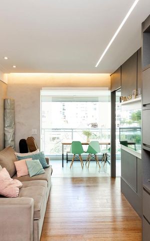 Apartamento à venda com 49m², 1 quarto e 1 vaga Apartamento à venda com 49m², 1 quarto e 1 vagaSala