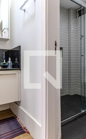 Studio à venda com 44m², 1 quarto e sem vagaBanheiro