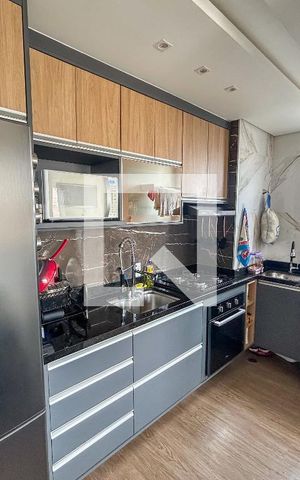 Apartamento à venda com 34m², 2 quartos e sem vaga Apartamento à venda com 34m², 2 quartos e sem vagaCozinha/ Área de serviço