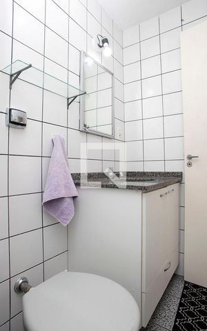 Apartamento para alugar com 45m², 1 quarto e sem vagaBanheiro Quarto Suíte