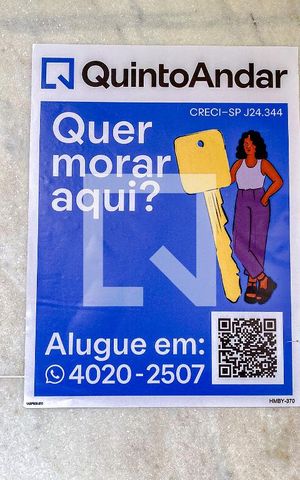 Apartamento para alugar com 65m², 2 quartos e 1 vagaPlaquinha