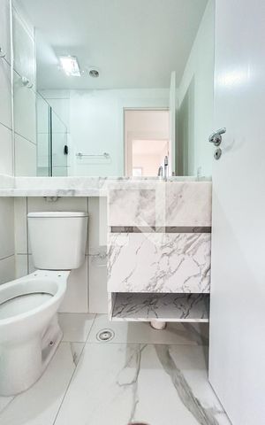 Apartamento para alugar com 36m², 2 quartos e sem vaga Apartamento para alugar com 36m², 2 quartos e sem vagaBanheiro
