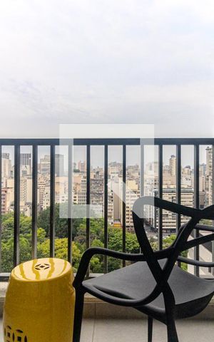 Studio para alugar com 24m², 1 quarto e sem vagaVaranda