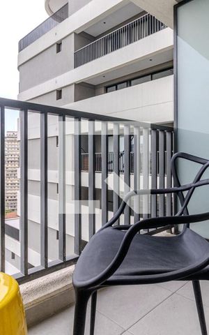 Studio para alugar com 24m², 1 quarto e sem vagaVaranda