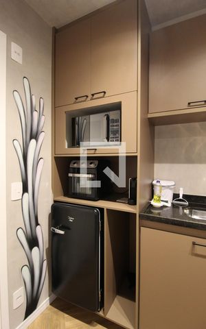 Studio à venda com 22m², 1 quarto e sem vagaCozinha