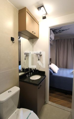 Studio à venda com 22m², 1 quarto e sem vagaBanheiro do Studio