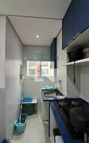 Apartamento para alugar com 43m², 2 quartos e 1 vagaCozinha e Área de Serviço