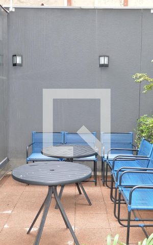 Studio para alugar com 27m², 1 quarto e sem vagaChurrasqueira