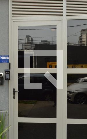 Studio para alugar com 27m², 1 quarto e sem vagaFachada + Plaquinha