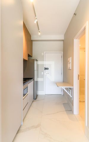 Studio à venda com 27m², 1 quarto e sem vagaCozinha