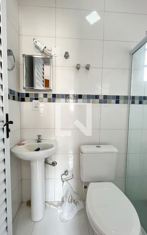 Studio para alugar com 35m², 1 quarto e sem vaga Studio para alugar com 35m², 1 quarto e sem vagaBanheiro