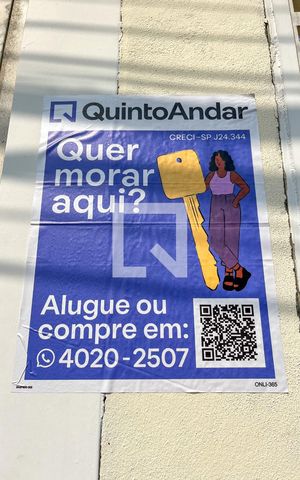 Studio para alugar com 35m², 1 quarto e sem vaga Studio para alugar com 35m², 1 quarto e sem vagaPlaca