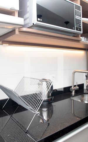 Studio à venda com 32m², 1 quarto e 1 vagaStudio - Cozinha