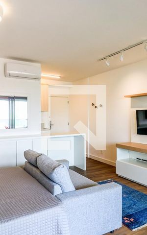 Studio para alugar com 42m², 1 quarto e 1 vaga Studio para alugar com 42m², 1 quarto e 1 vagaSala/Quarto