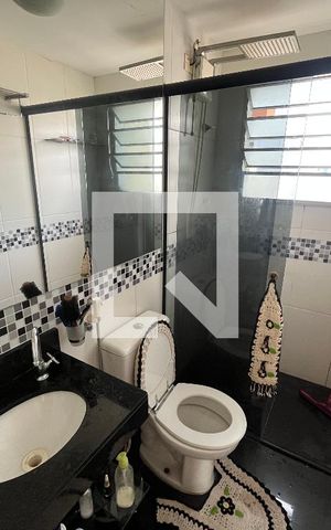Apartamento para alugar com 48m², 2 quartos e 1 vaga Apartamento para alugar com 48m², 2 quartos e 1 vagaBanheiro