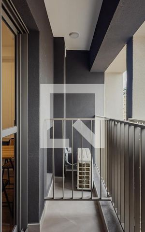 Studio para alugar com 27m², 1 quarto e sem vagaVaranda