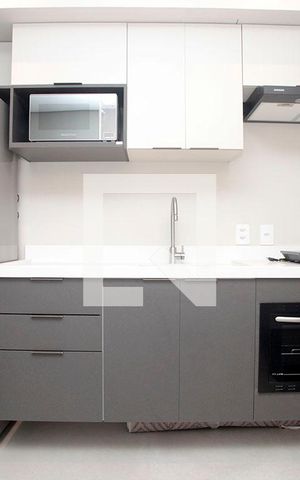 Studio à venda com 30m², 1 quarto e sem vagaStudio - Cozinha