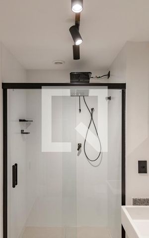 Studio para alugar com 25m², 1 quarto e sem vaga Studio para alugar com 25m², 1 quarto e sem vagaBanheiro