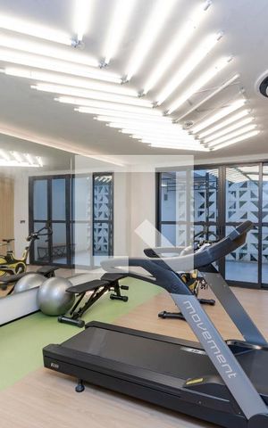 Studio para alugar com 25m², 1 quarto e sem vaga Studio para alugar com 25m², 1 quarto e sem vagaAcademia