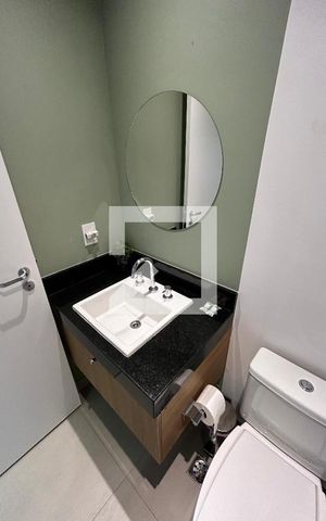 Studio para alugar com 24m², 1 quarto e sem vaga Studio para alugar com 24m², 1 quarto e sem vagaBanheiro