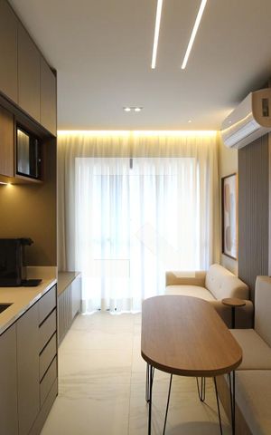Studio à venda com 29m², 1 quarto e sem vagaSala/Cozinha