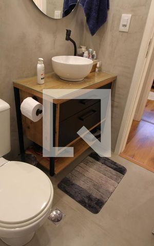 Apartamento para alugar com 70m², 2 quartos e 1 vagaBanheiro Social