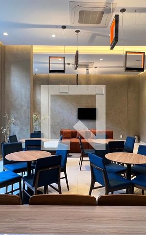 Studio para alugar com 27m², 1 quarto e sem vaga Studio para alugar com 27m², 1 quarto e sem vagaÁrea comum - Salão de festas