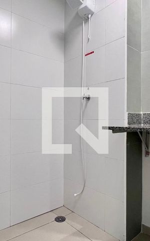 Studio para alugar com 27m², 1 quarto e sem vaga Studio para alugar com 27m², 1 quarto e sem vagaBanheiro