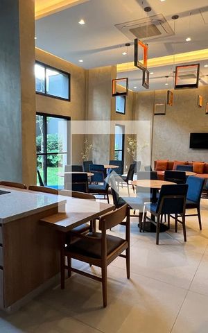 Studio para alugar com 27m², 1 quarto e sem vaga Studio para alugar com 27m², 1 quarto e sem vagaÁrea comum - Salão de festas
