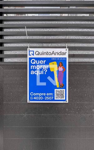 Apartamento à venda com 92m², 2 quartos e 2 vagas Apartamento à venda com 92m², 2 quartos e 2 vagasPlaca Banner Instalada na Fachada