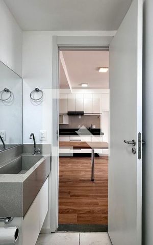 Apartamento para alugar com 32m², 1 quarto e sem vaga Apartamento para alugar com 32m², 1 quarto e sem vagaBanheiro