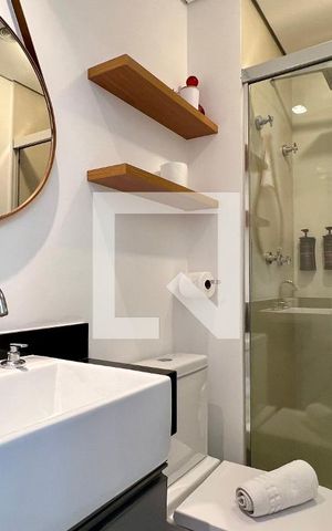 Studio à venda com 25m², 1 quarto e sem vaga Studio à venda com 25m², 1 quarto e sem vagaBanheiro
