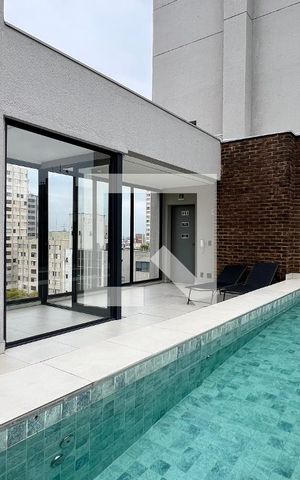 Studio à venda com 25m², 1 quarto e sem vaga Studio à venda com 25m², 1 quarto e sem vagaPiscina