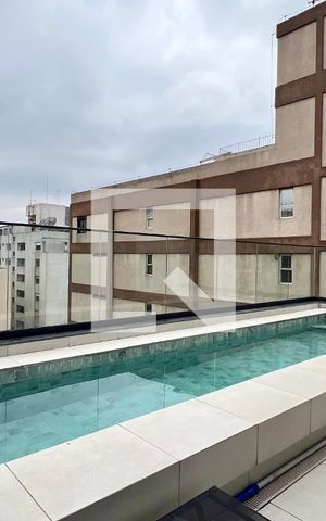 Studio à venda com 25m², 1 quarto e sem vaga Studio à venda com 25m², 1 quarto e sem vagaPiscina