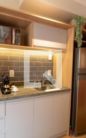 Studio para alugar com 25m², 1 quarto e sem vagaCozinha Studio