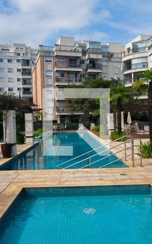 Apartamento para alugar com 65m², 1 quarto e 2 vagas Apartamento para alugar com 65m², 1 quarto e 2 vagasÁrea comum - Piscina