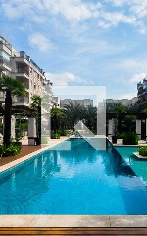 Apartamento para alugar com 65m², 1 quarto e 2 vagas Apartamento para alugar com 65m², 1 quarto e 2 vagasÁrea comum - Piscina