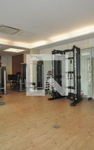 Apartamento para alugar com 65m², 1 quarto e 2 vagas Apartamento para alugar com 65m², 1 quarto e 2 vagasÁrea comum - Academia