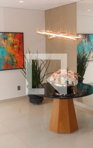 Apartamento para alugar com 77m², 3 quartos e 2 vagasHall social