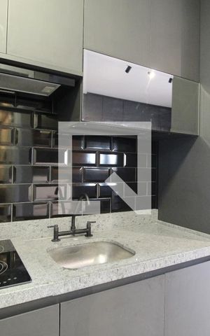 Studio para alugar com 25m², 1 quarto e sem vagaCozinha