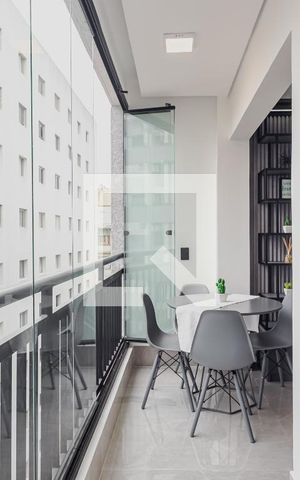 Apartamento para alugar com 31m², 1 quarto e sem vagaVaranda