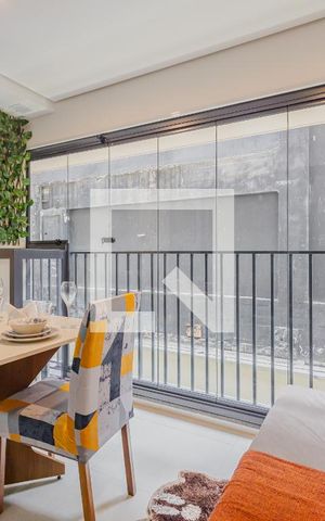 Apartamento à venda com 28m², 1 quarto e sem vagaVaranda