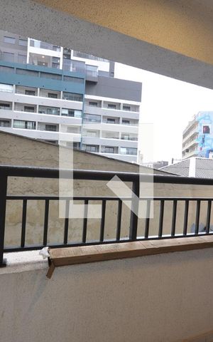 Apartamento à venda com 27m², 1 quarto e sem vagaSacada da Sala/Quarto