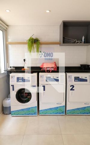 Apartamento para alugar com 36m², 2 quartos e 1 vagaÁrea comum - Lavanderia
