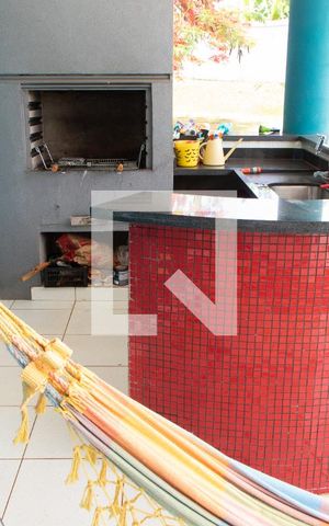 Casa de condomínio para alugar com 520m², 4 quartos e 6 vagasÁrea Gourmet