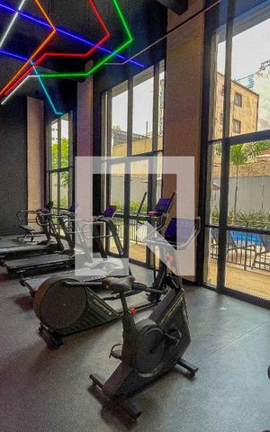 Studio à venda com 25m², 1 quarto e sem vaga Studio à venda com 25m², 1 quarto e sem vagaÁrea comum - Academia